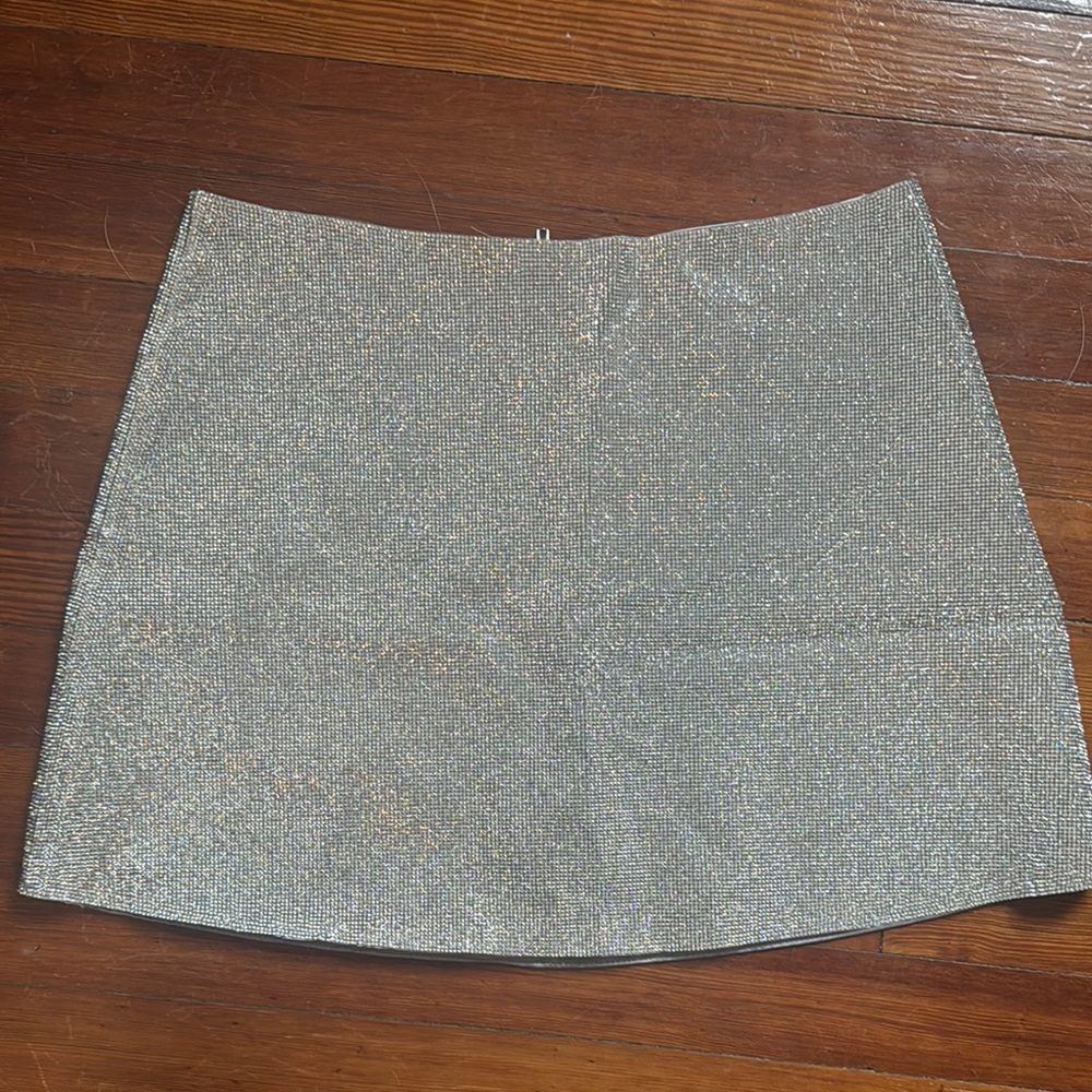 House of Harlow 1960 crystal Mini Skirt